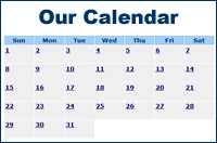 AAU Pacific Southwest District calendar